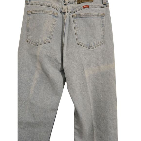 Wrangler Premium Quality Men’s Light Wash Straight Jeans Size 30x32 Denim - Picture 6 of 7